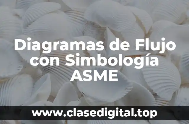 Diagramas de Flujo con Simbología ASME