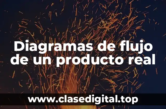 Ejemplos de diagramas de flujo de un producto real
