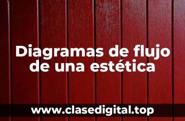 Ejemplos de diagramas de flujo de una estética
