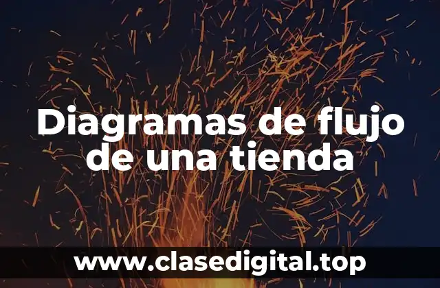 Diagramas de flujo de una tienda