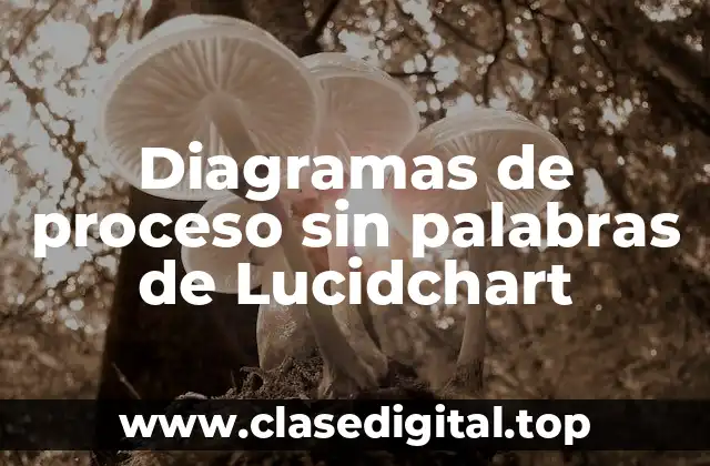 Diagramas de proceso sin palabras de Lucidchart
