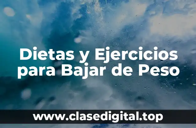 ¿Cuál es la Mejor Dieta para Bajar de Peso?