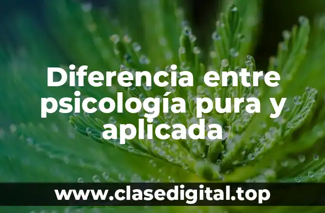 Ejemplos de psicología pura