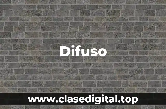 Difuso