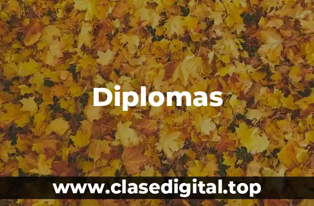 Diplomas