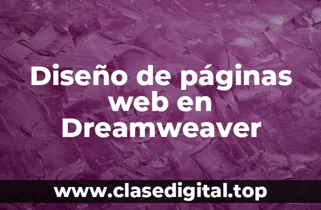 Ejemplos de diseño de páginas web en Dreamweaver