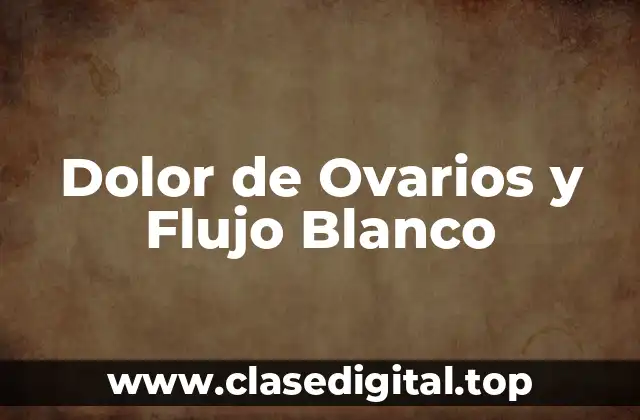 ¿Qué es el Dolor de Ovarios?