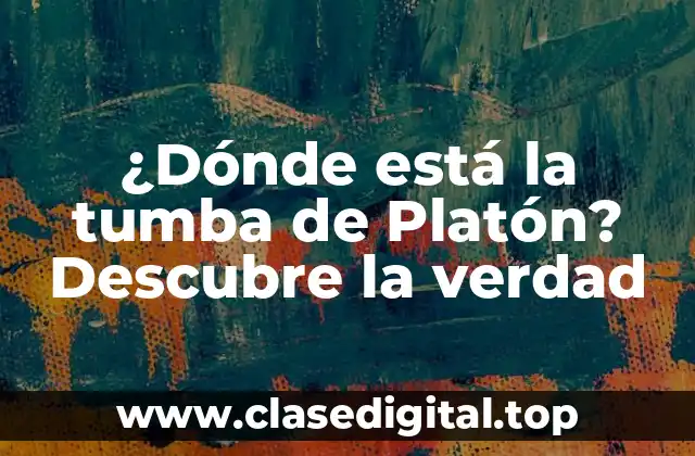 La vida de Platón: una visión general