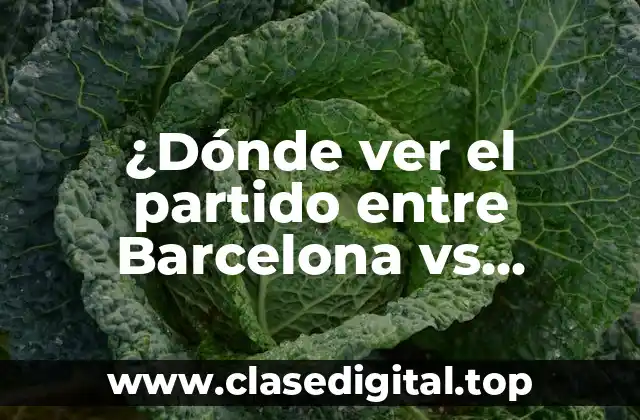 ¿Dónde ver el partido entre Barcelona vs Atlético de Madrid?