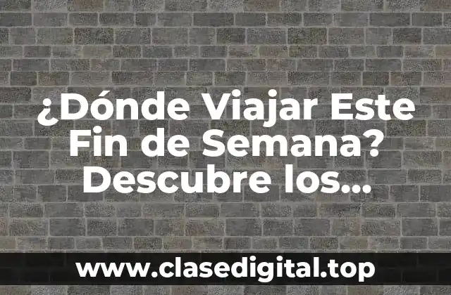 Destinos de Playa para Disfrutar del Sol y el Mar