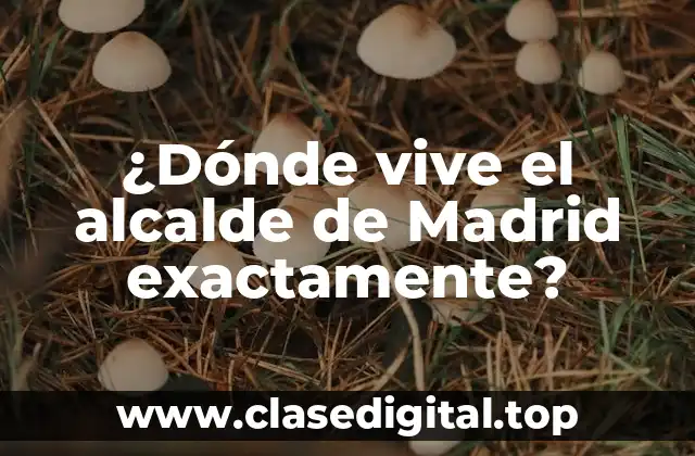 Historia de la residencia del alcalde de Madrid