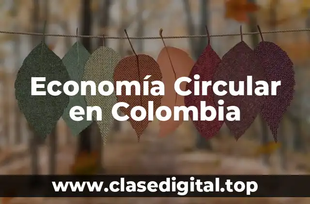 Economía Circular en Colombia