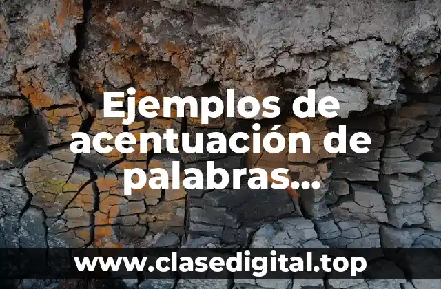 Ejemplos de acentuación de palabras compuestas sin guion