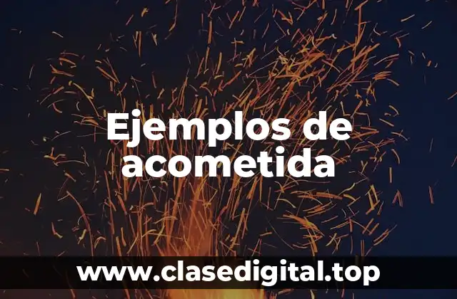 Ejemplos de acometida