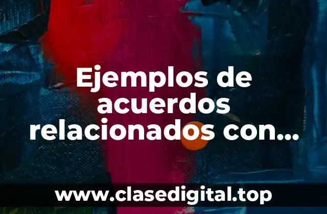 Ejemplos de acuerdos relacionados con terrenos