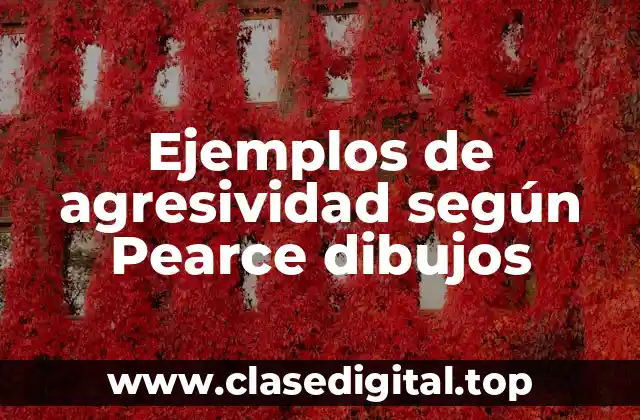 Ejemplos de agresividad según Pearce dibujos