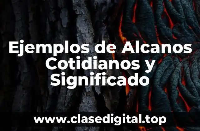 Ejemplos de Alcanos Cotidianos y Significado
