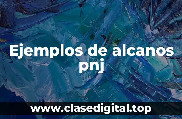 Ejemplos de alcanos pnj