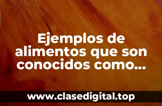 Ejemplos de comida chatarra