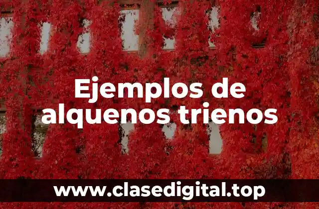 Ejemplos de alquenos trienos