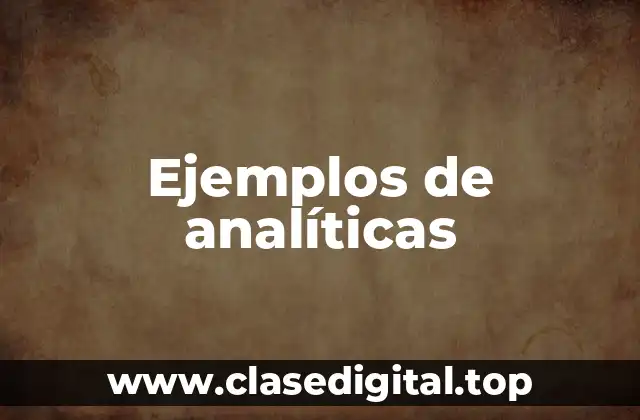 Ejemplos de análisis
