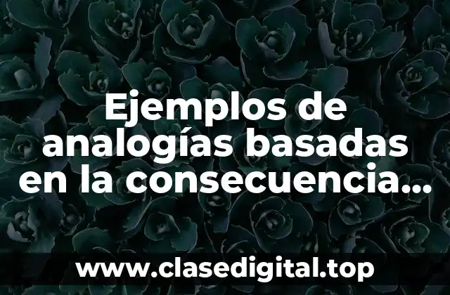 Ejemplos de analogías basadas en la consecuencia de fumar