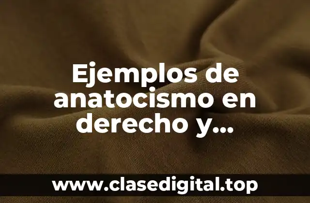 Ejemplos de anatocismo en derecho