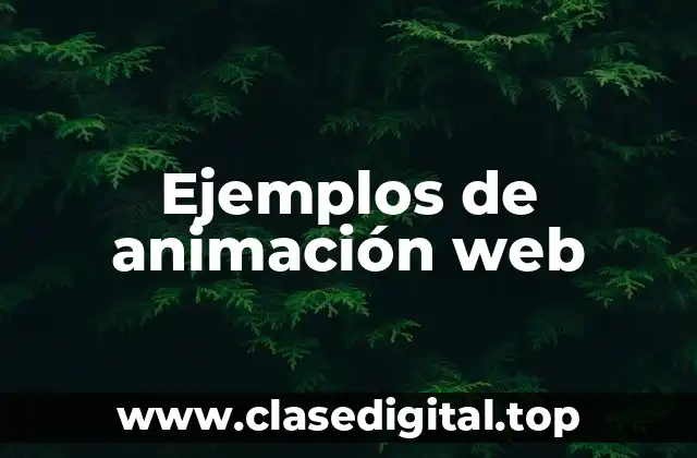 Ejemplos de animación web