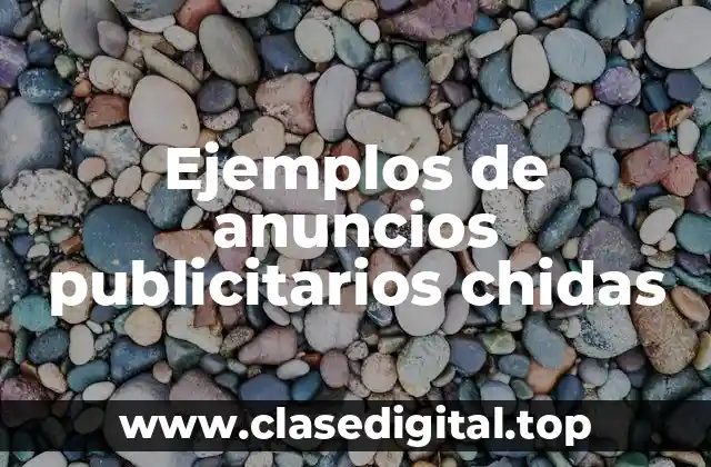 Ejemplos de anuncios publicitarios chidas