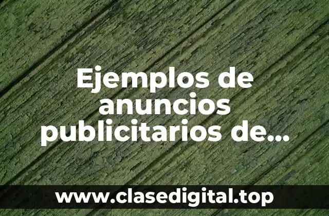 Ejemplos de anuncios publicitarios de shampoo para piojos