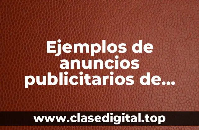 Ejemplos de anuncios publicitarios de venta de patines