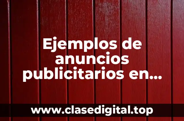 Ejemplos de anuncios publicitarios en Canada