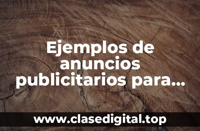 Ejemplos de anuncios publicitarios para perfume