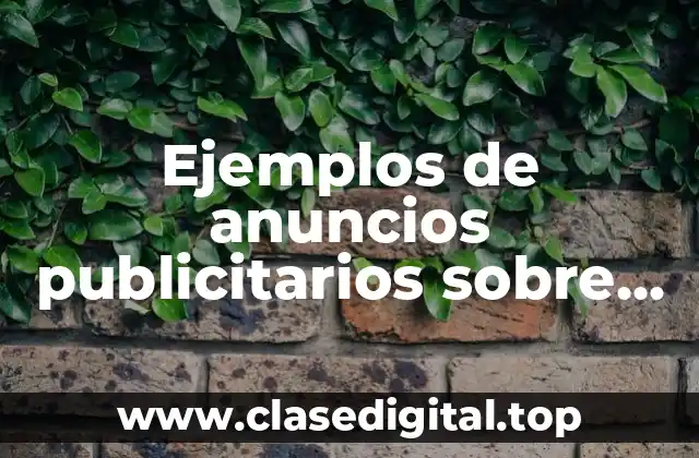 Ejemplos de anuncios publicitarios sobre guantes