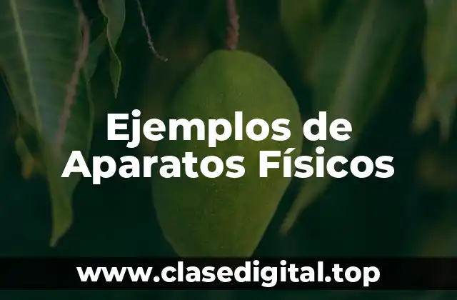 Ejemplos de Aparatos Físicos