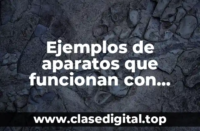 Ejemplos de aparatos que funcionan con energía eólica