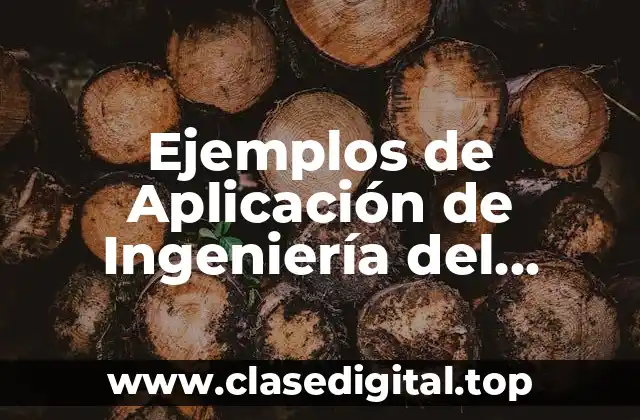Ejemplos de Aplicación de Ingeniería del Conocimiento