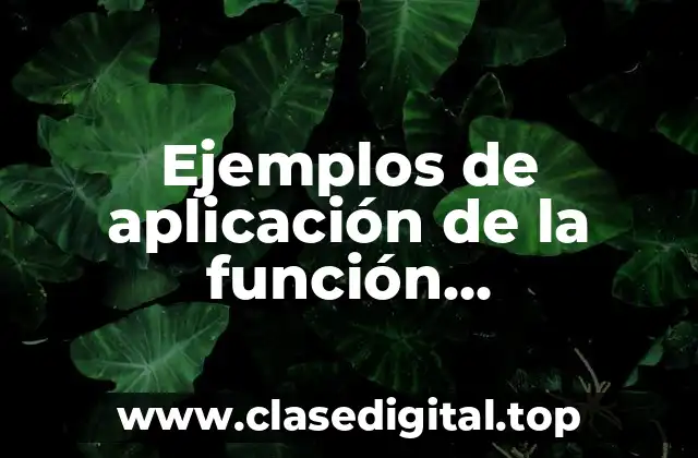 Ejemplos de aplicación de la función trigonométrica seno