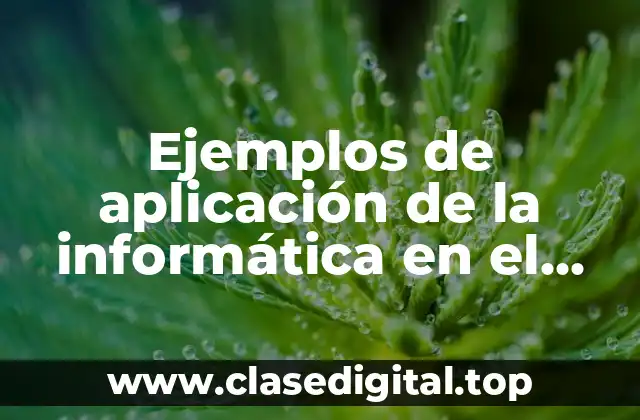 Ejemplos de aplicación de la informática en el arte