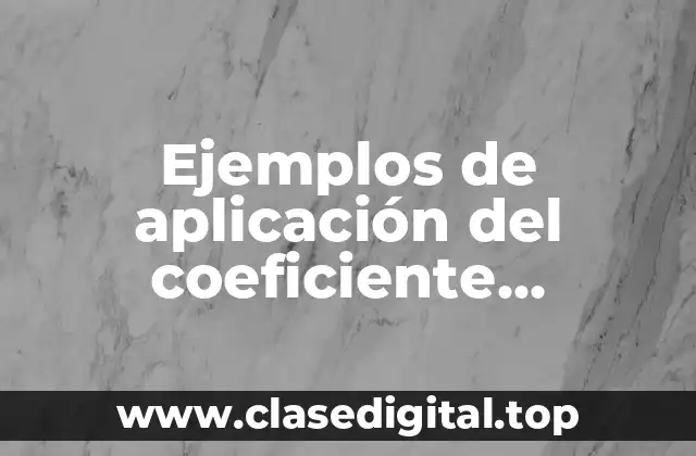 Ejemplos de aplicación del coeficiente volumétrico de transferencia de