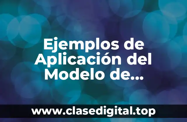 Ejemplos de Aplicación del Modelo de Evaluación Suchman