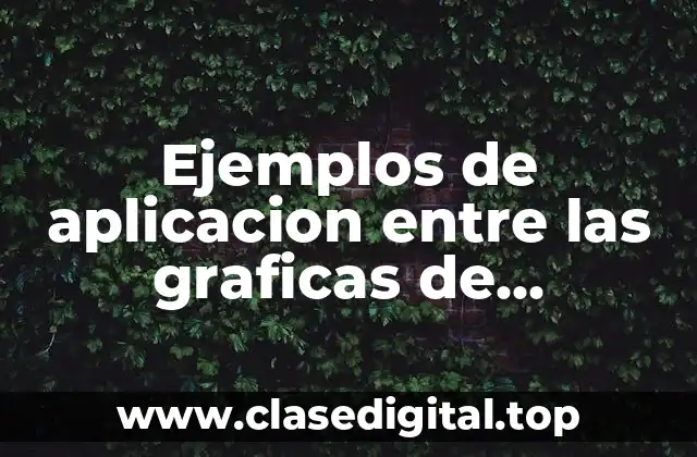 Ejemplos de aplicacion entre las graficas de funciones y Significado