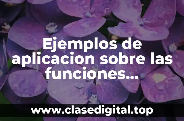 Ejemplos de aplicación sobre las funciones trigonometrocos reciprocas