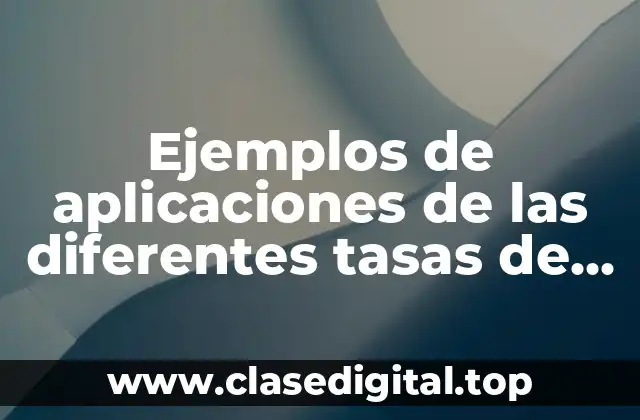 Ejemplos de aplicaciones de las diferentes tasas de IVA