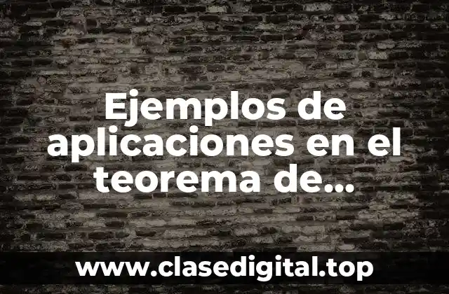 Ejemplos de aplicaciones en el teorema de Pitagoras