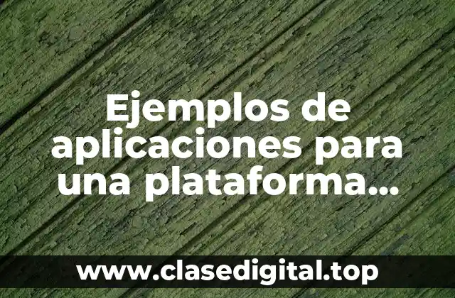 Ejemplos de aplicaciones para una plataforma específica de Windows y Significado