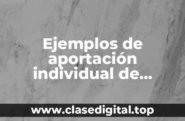 Ejemplos de aportación individual de derechos a sociedades artículo 79