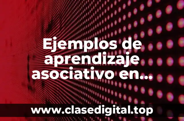 Ejemplos de aprendizaje asociativo en animales