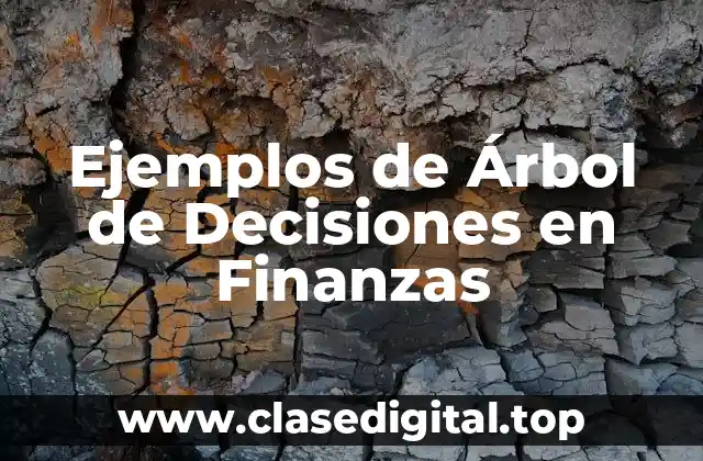 Ejemplos de Árbol de Decisiones en Finanzas
