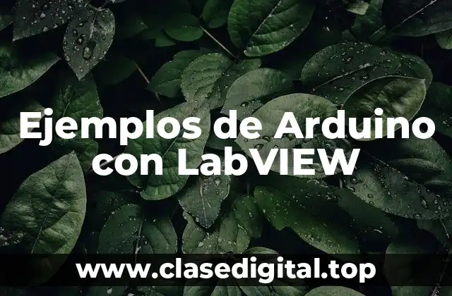 Ejemplos de Arduino con LabVIEW